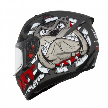 Casco Moto SPARTAN Stinger Neron Rojo Mate Europea ECE R.22.05