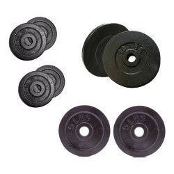 Set Pesas 40 Libras Kit 8...