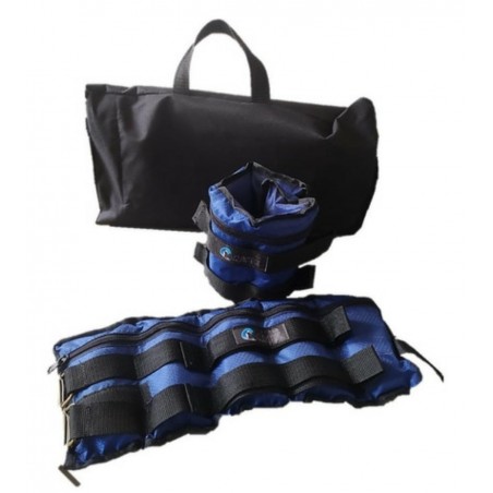 Tobilleras Pesas 10lb Juego Muñequera Graduable Ejercicio
